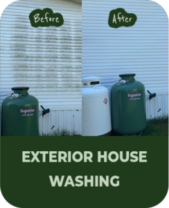 GreenTech Property Care. Duncan, Ladysmith, Nanaimo, Lantzville, Parksville and Qualicum Beach. Exterior House Washing